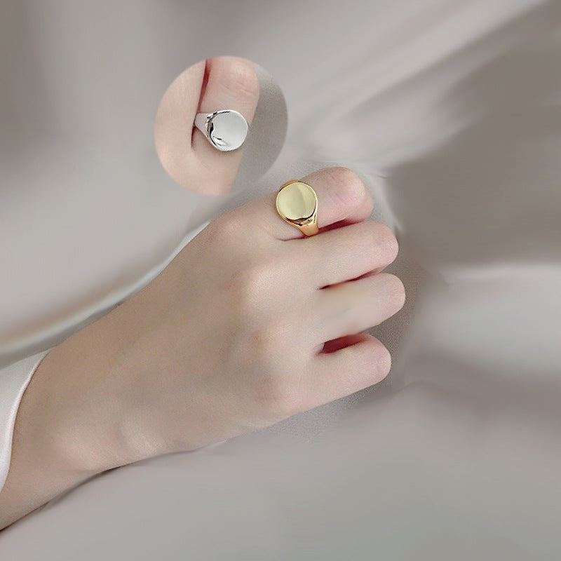 Cobre al por mayor zhendianzhibaoo cuadrado geométrico redondo renovado con brillo abierto